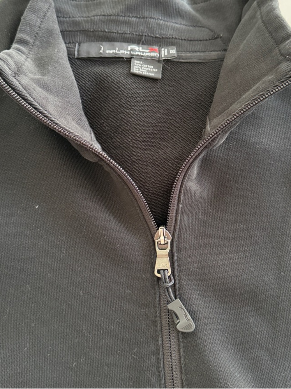 Ralph Lauren RLX Black Half-Zip Performance Sweater